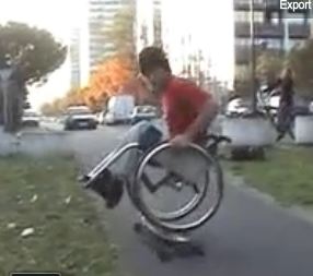 Wheelchair skateboarding